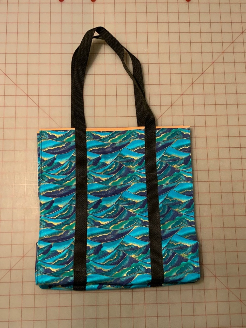 Eco Friendly reusable Canvas double layer grocery/carryall bag